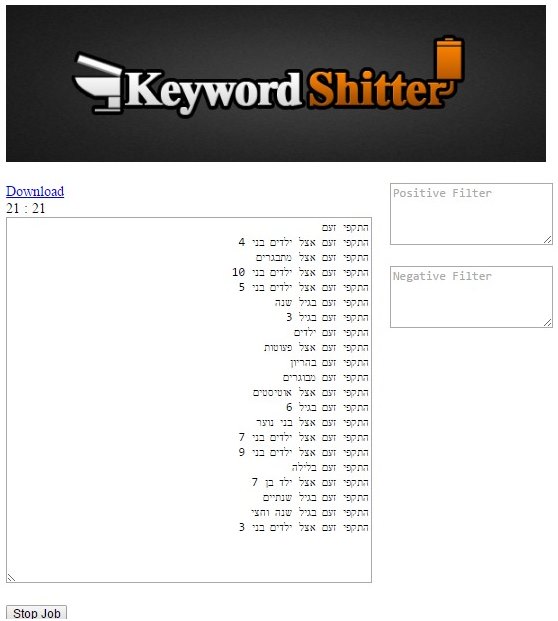 KeywordShitter